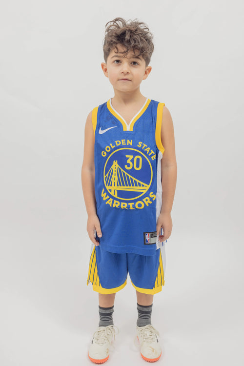 גופיית NBA לילדים סטף קרי גולדן סטייט – כחול | HOOPERS