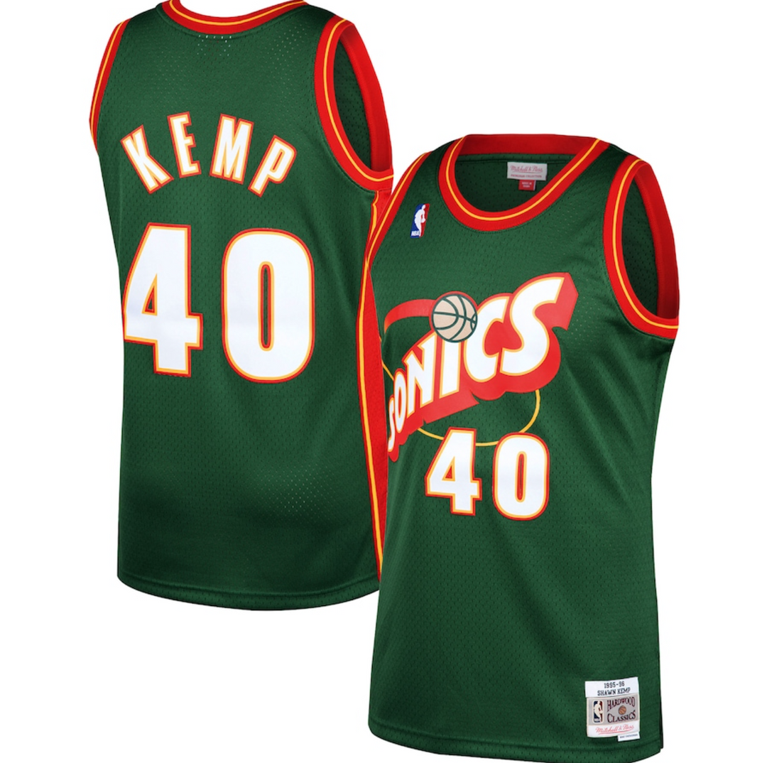 גופיית NBA שון קמפ סיאטל סופרסוניקס – ירוק מהדורת Hardwood Classics 1995/96 | HOOPERS