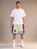מכנסי NBA – New York Knicks (ניו יורק ניקס) לבן כחול | HOOPERS