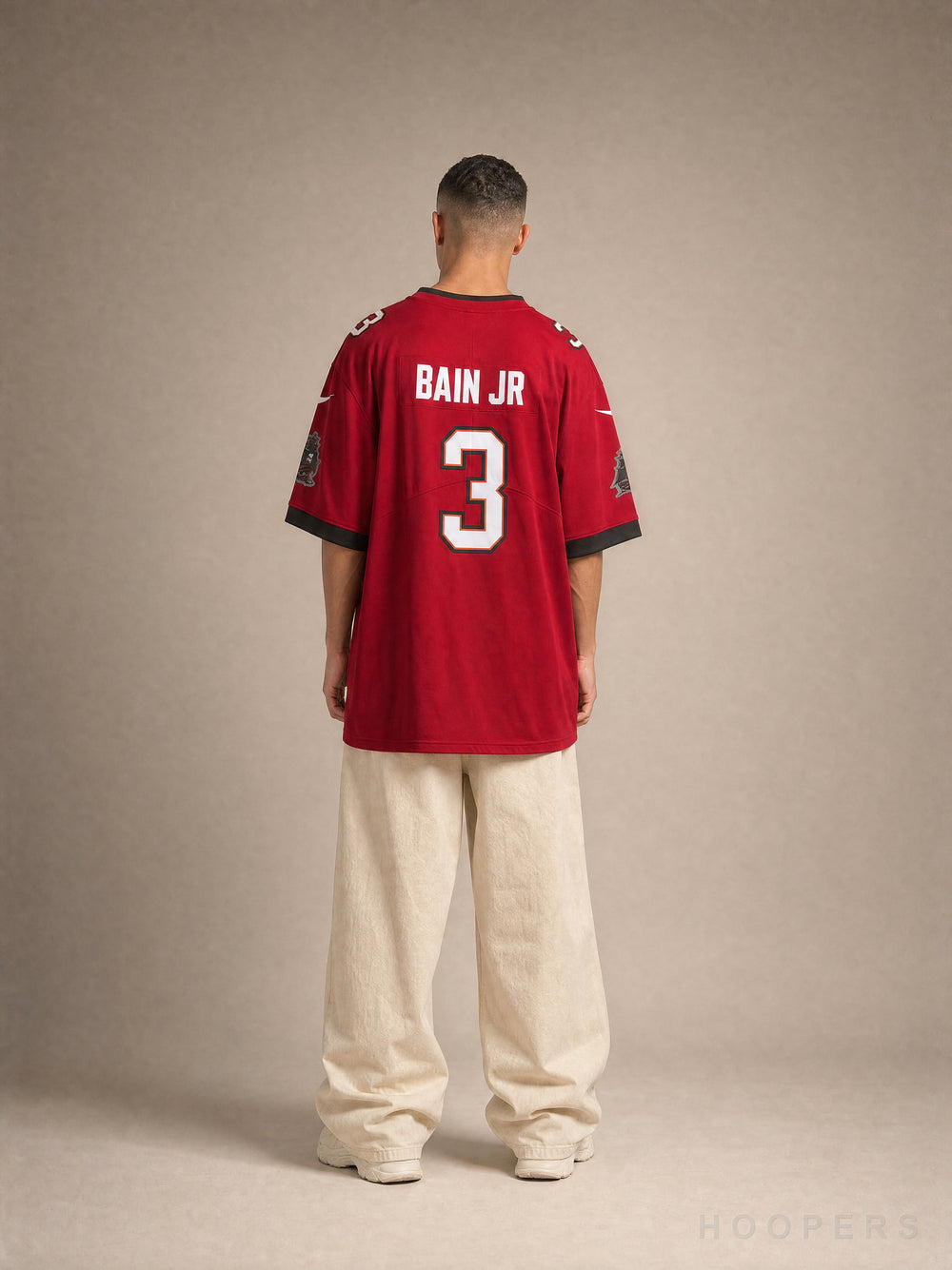 חולצת NFL באקנירס - גב עם השם BAIN JR ומספר 3