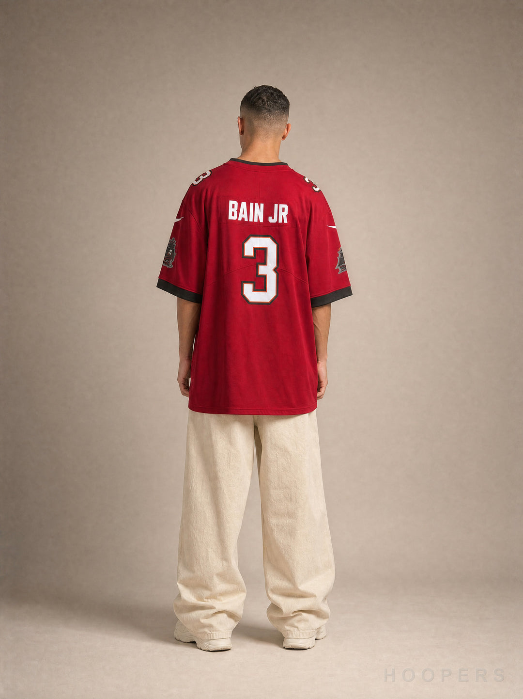 חולצת NFL באקנירס - גב עם השם BAIN JR ומספר 3