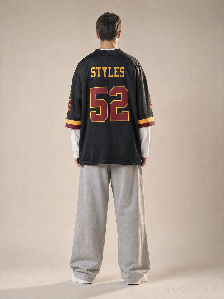 חולצת NFL קומנדרס - גב עם השם STYLES ומספר 52