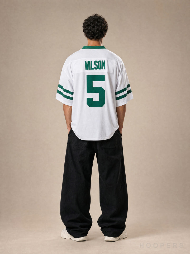 חולצת NFL ג'טס גארט וילסון - גב עם השם WILSON ומספר 5