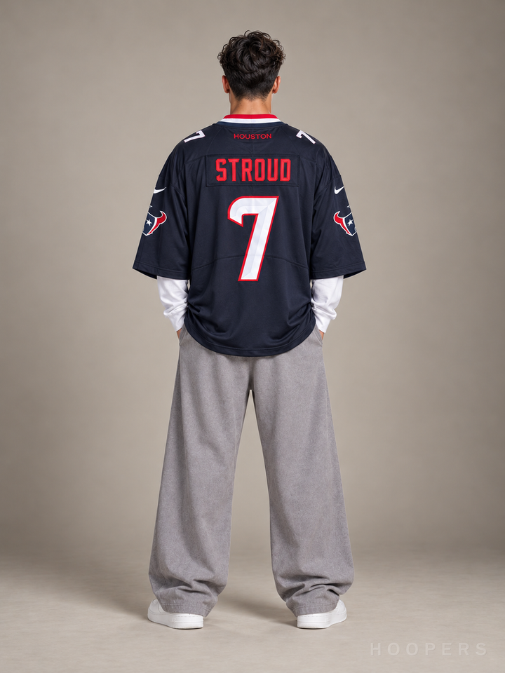 חולצת NFL אוברסייז יוסטון טקסנס – סי.ג'יי. סטראוד 7 (כחול כהה) – גב