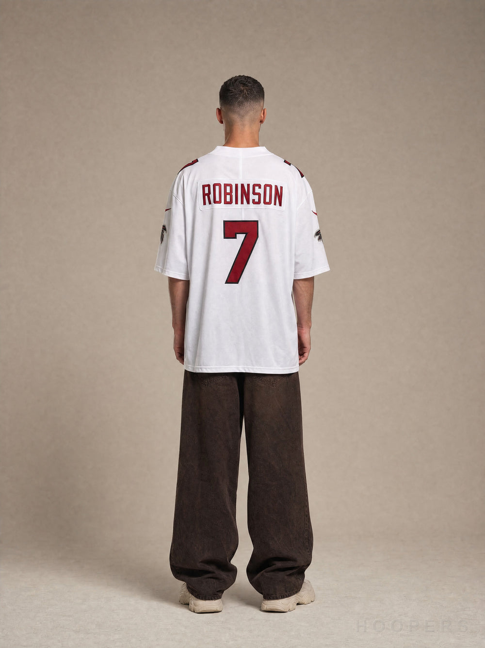 חולצת NFL פלקונס רובינסון - גב עם השם ROBINSON ומספר 7