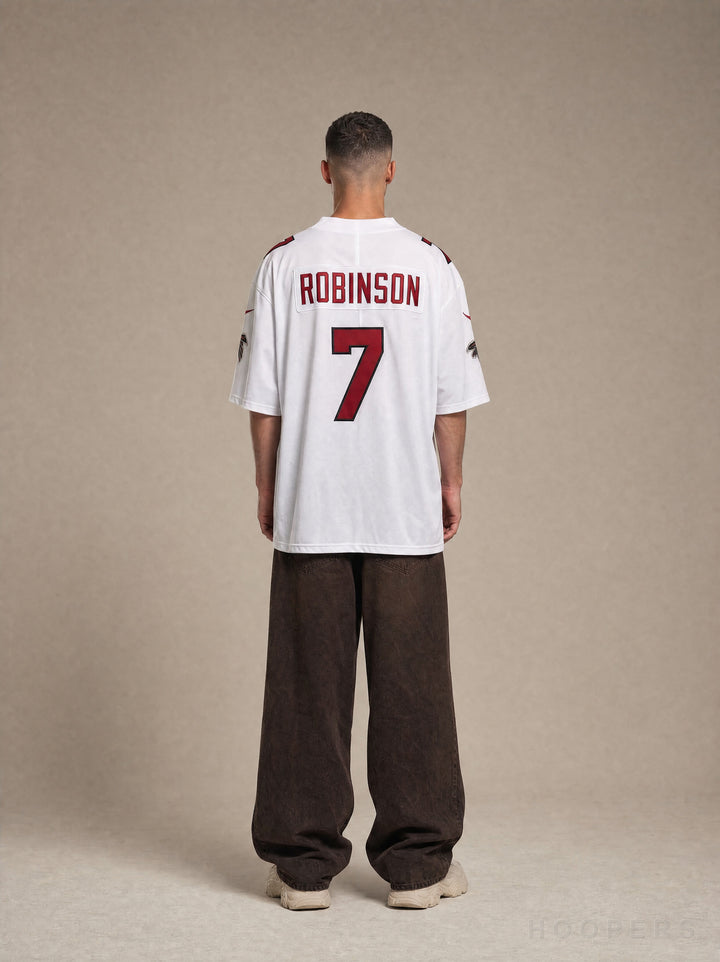 חולצת NFL פלקונס רובינסון - גב עם השם ROBINSON ומספר 7