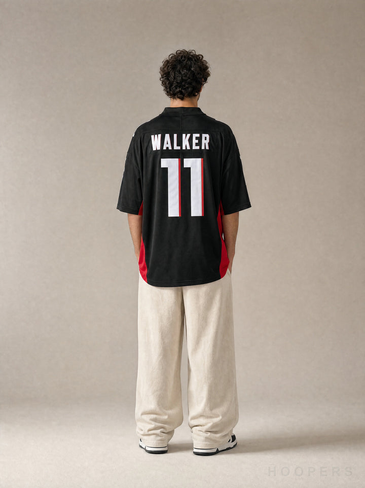 חולצת NFL פלקונס שחור - גב עם השם WALKER ומספר 11