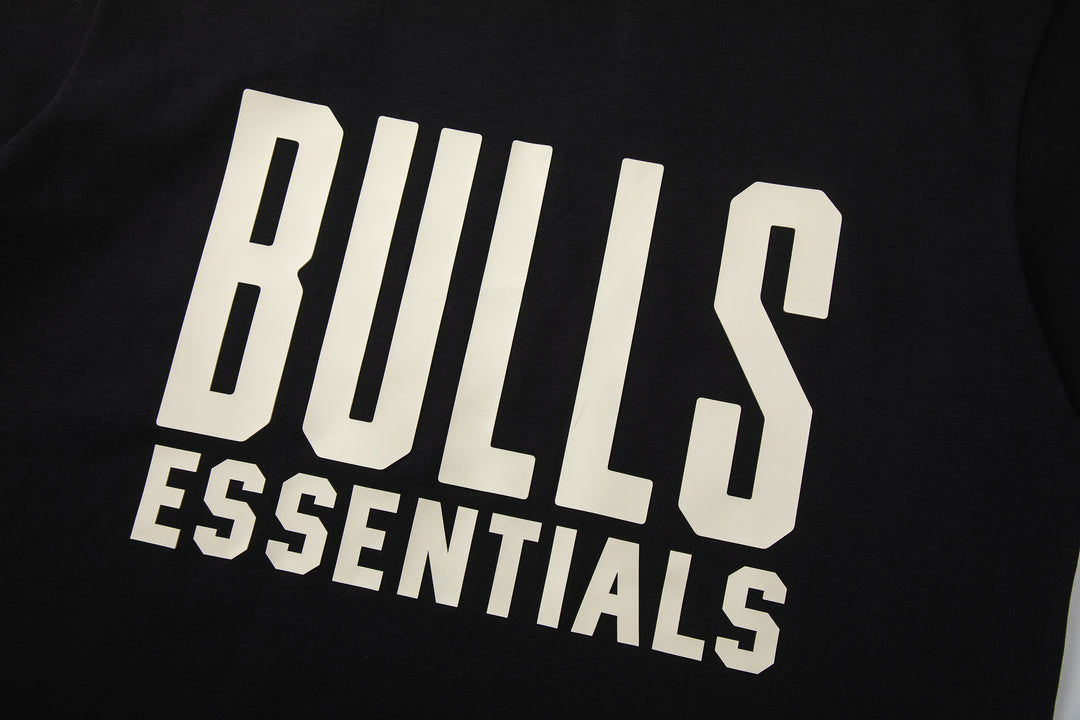 חולצה שחורה FOG X BULLS