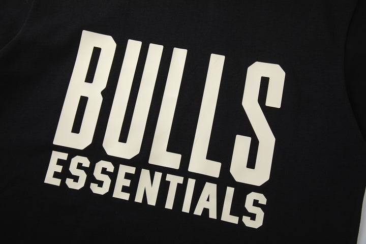 חולצה שחורה FOG X BULLS