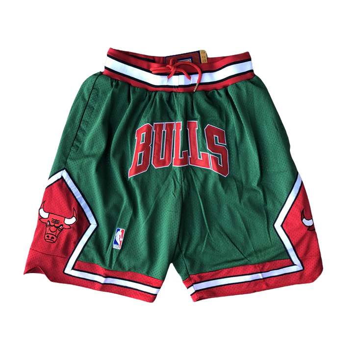 מכנסיי JUST DON ירוק אדום שיקגו בולס