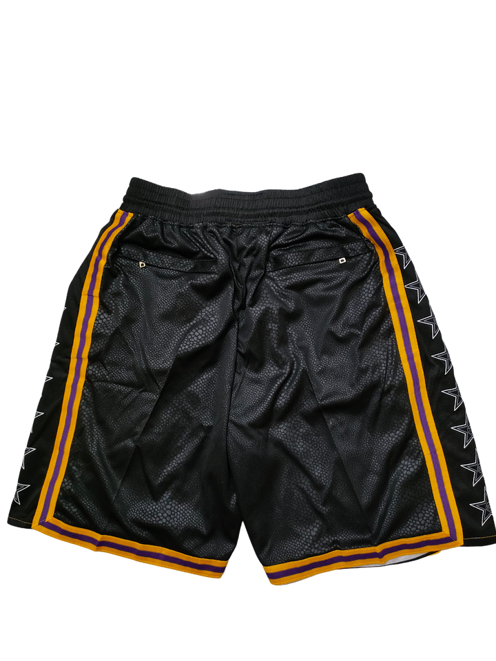 מכנסיי JUST DON שחור צהוב לוס אנגל'ס לייקרס