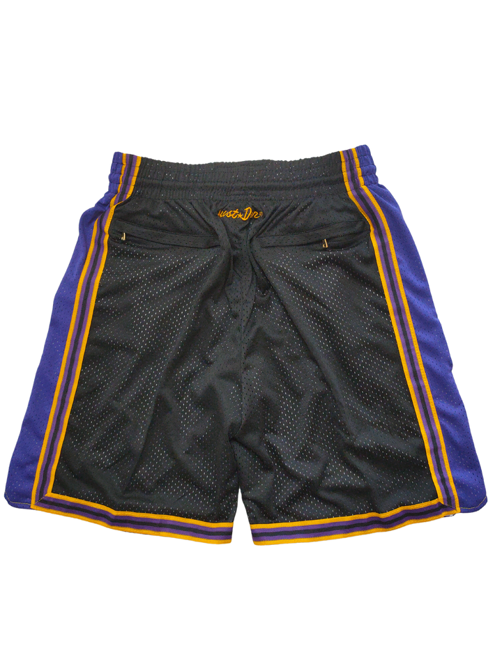 מכנסיי JUST DON שחור סגול לוס אנג'לס לייקרס