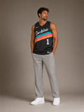גופיית NBA ויקטור וומבניאמה סן אנטוניו ספרס – Black City Edition 2025/26 | HOOPERS