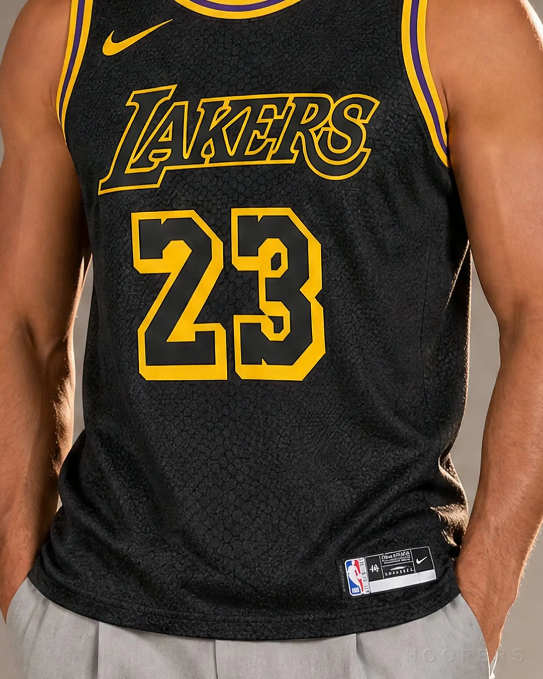 גופיית NBA לייקרס City HOOPERS - תקריב LAKERS 23