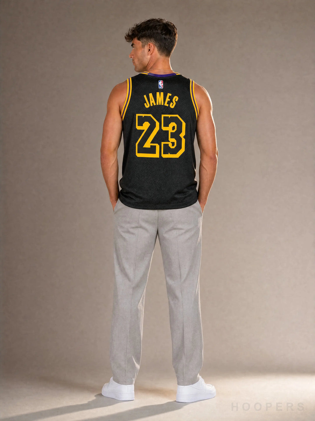 גופיית NBA לייקרס 23 HOOPERS - מבט אחורי