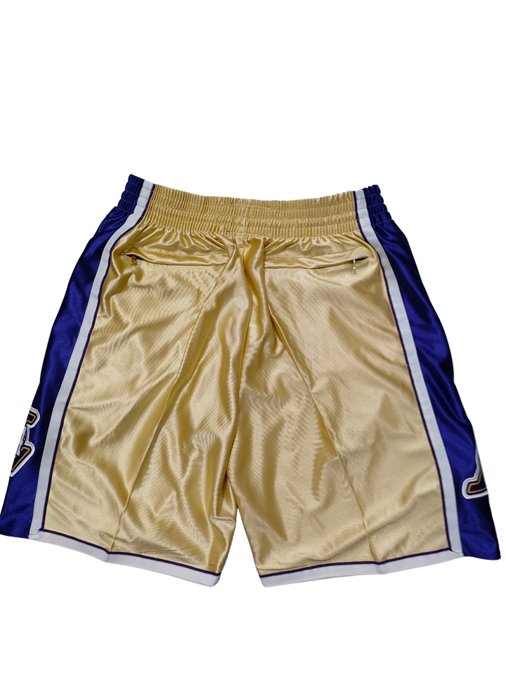 מכנסיי JUST DON זהב סגול לוס אנג'לס לייקרס