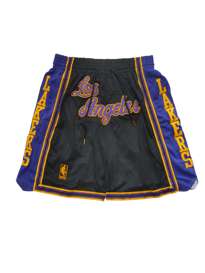 מכנסיי JUST DON שחור סגול לוס אנג'לס לייקרס