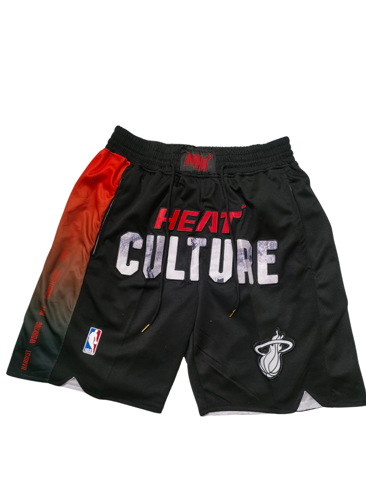 מכנסיי JUST DON אדום שחור מיאמי היט