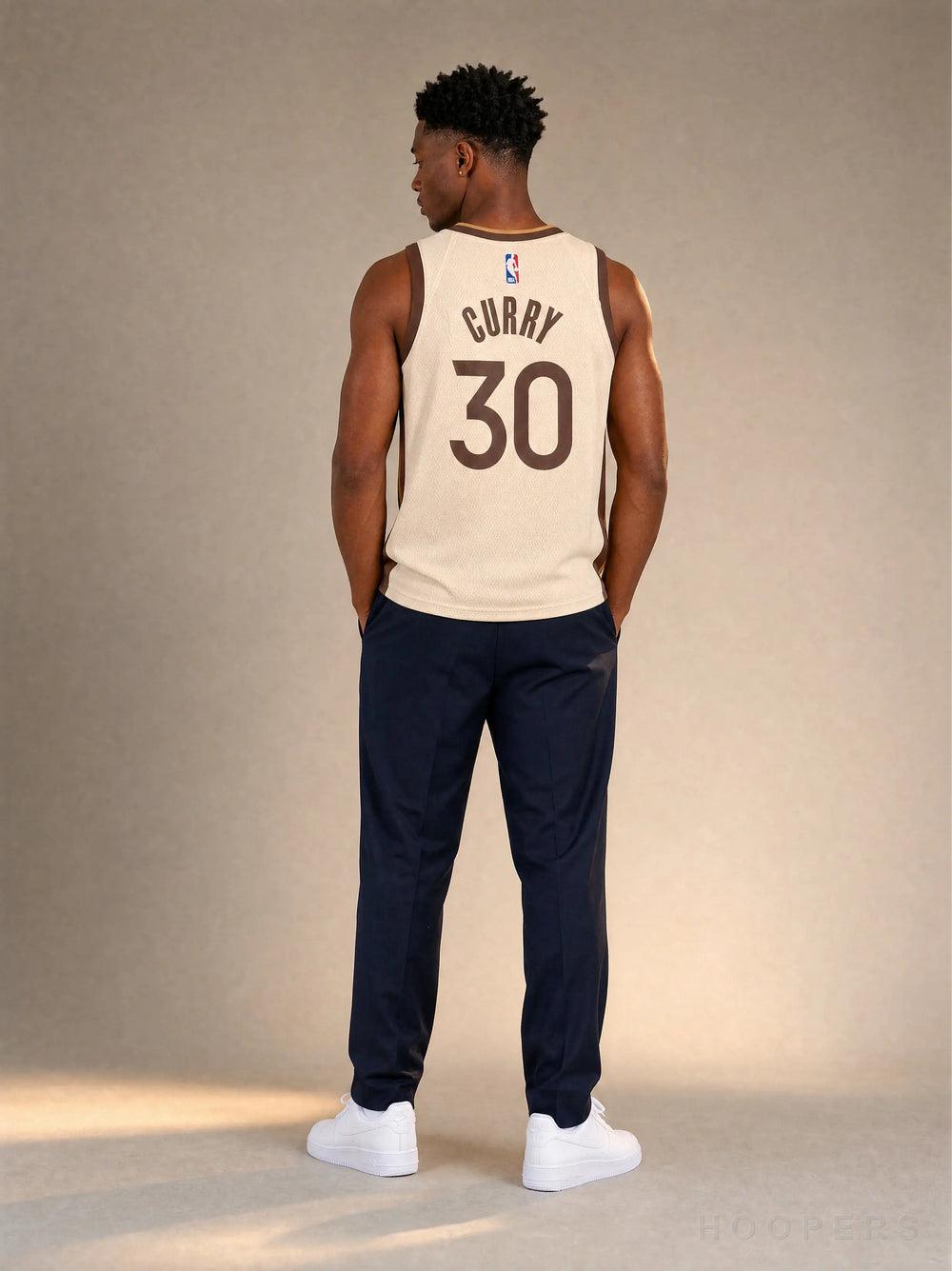 גופיית NBA קרי 30 גולדן סטייט City HOOPERS - מבט אחורי