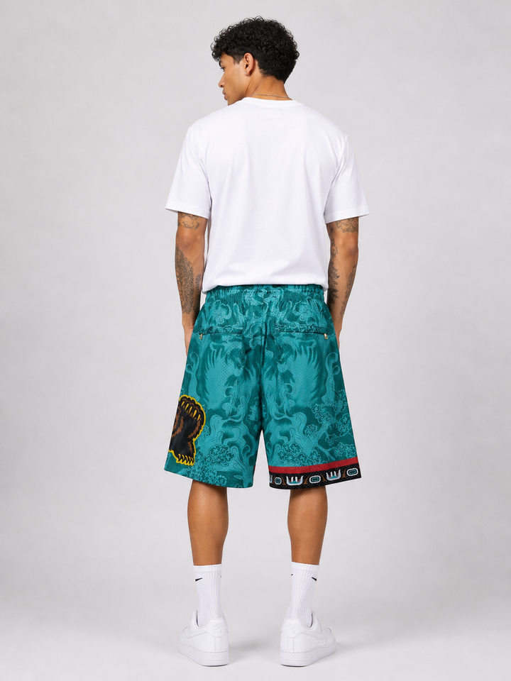 מכנסי JUST DON VANCOUVER GRIZZLIES – מהדורת טורקיז פרימיום | HOOPERS
