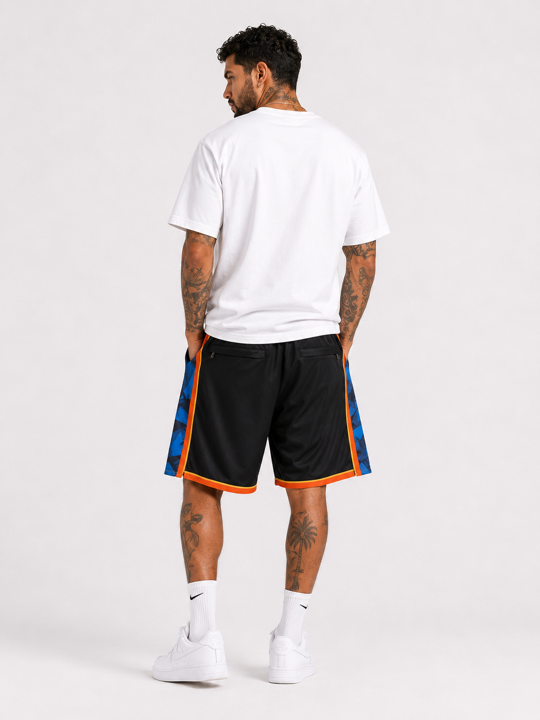 מכנסי NBA – Oklahoma City Thunder (אוקלהומה סיטי ת'אנדר) שחור כחול | HOOPERS