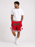 מכנסי NBA – Chicago Bulls (שיקגו בולס) אדום לבן | HOOPERS