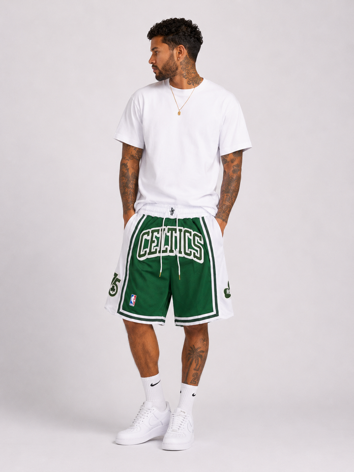 מכנסי NBA – Boston Celtics (בוסטון סלטיקס) ירוק לבן | HOOPERS