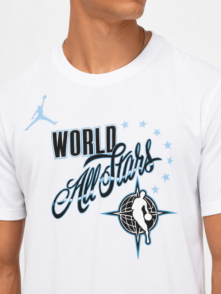חולצת NBA דני אבדיה אולסטאר – WORLD לבן 2026 | HOOPERS