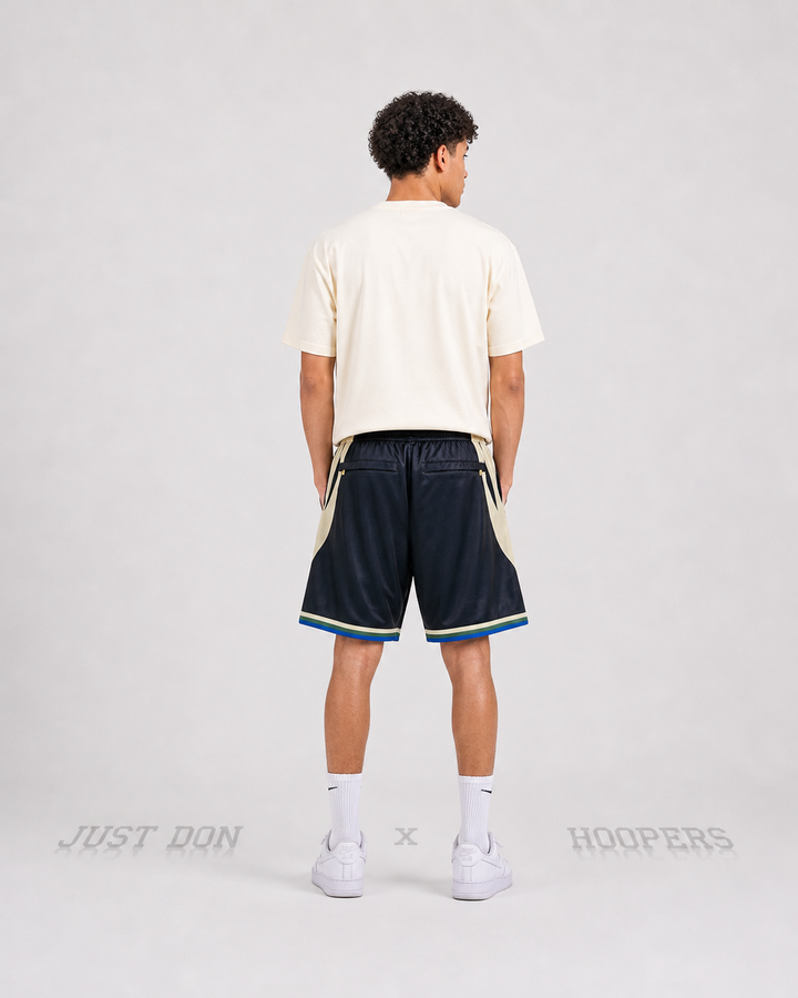 מכנסי NBA – Milwaukee Bucks (מילווקי באקס) שחור קרם | HOOPERS