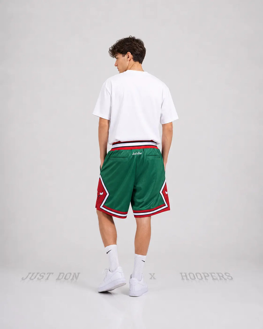מכנסי NBA – Chicago Bulls (שיקגו בולס) ירוק אדום | HOOPERS 