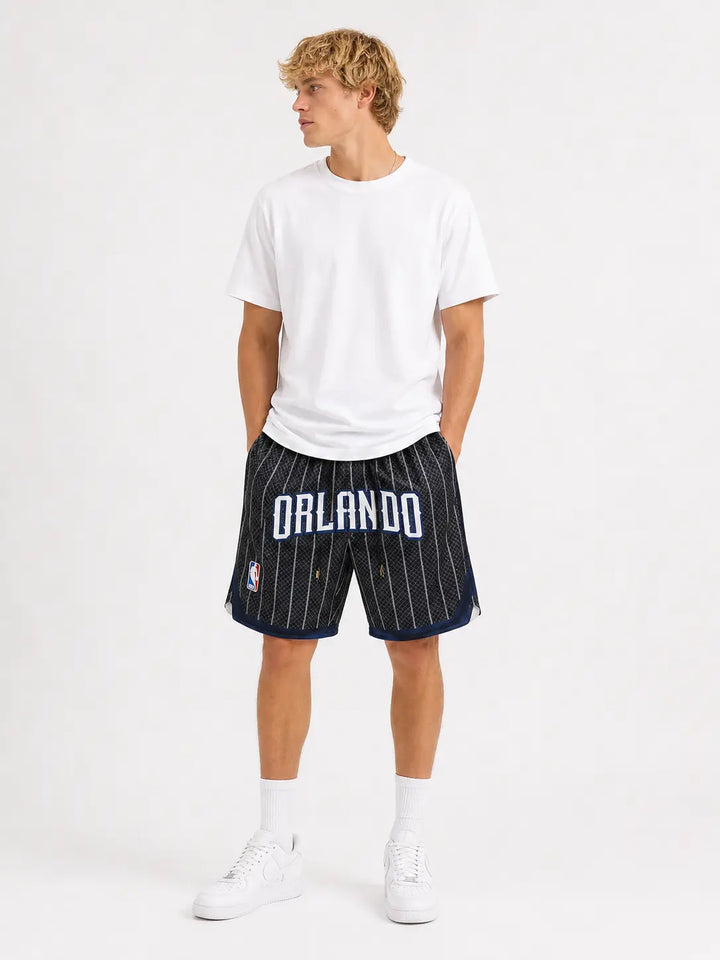 מכנסי NBA – Orlando Magic (אורלנדו מג'יק) שחור | HOOPERS 