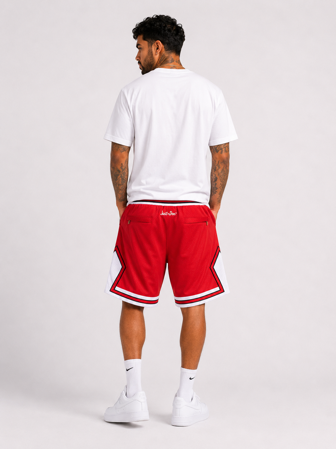 מכנסי NBA – Chicago Bulls (שיקגו בולס) אדום לבן | HOOPERS
