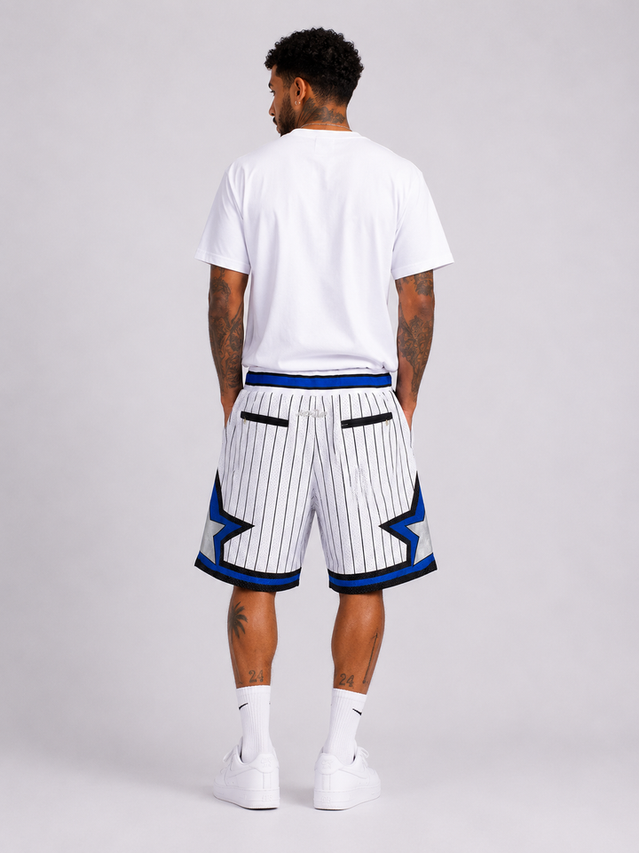 מכנסי NBA – Orlando Magic (אורלנדו מג'יק) לבן כחול | HOOPERS