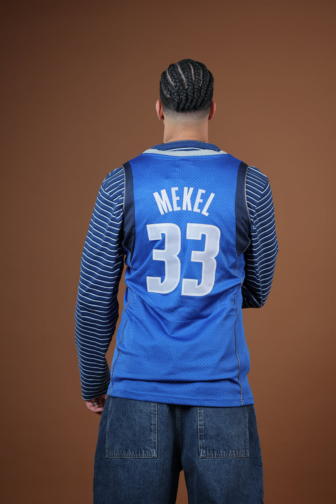 גופיית NBA גל מקל דאלאס מאבריקס – רטרו כחול 33 | HOOPERS