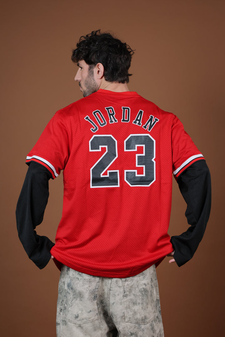 חולצת NBA מייקל ג’ורדן שיקגו בולס – רטרו אדום 23 | HOOPERS