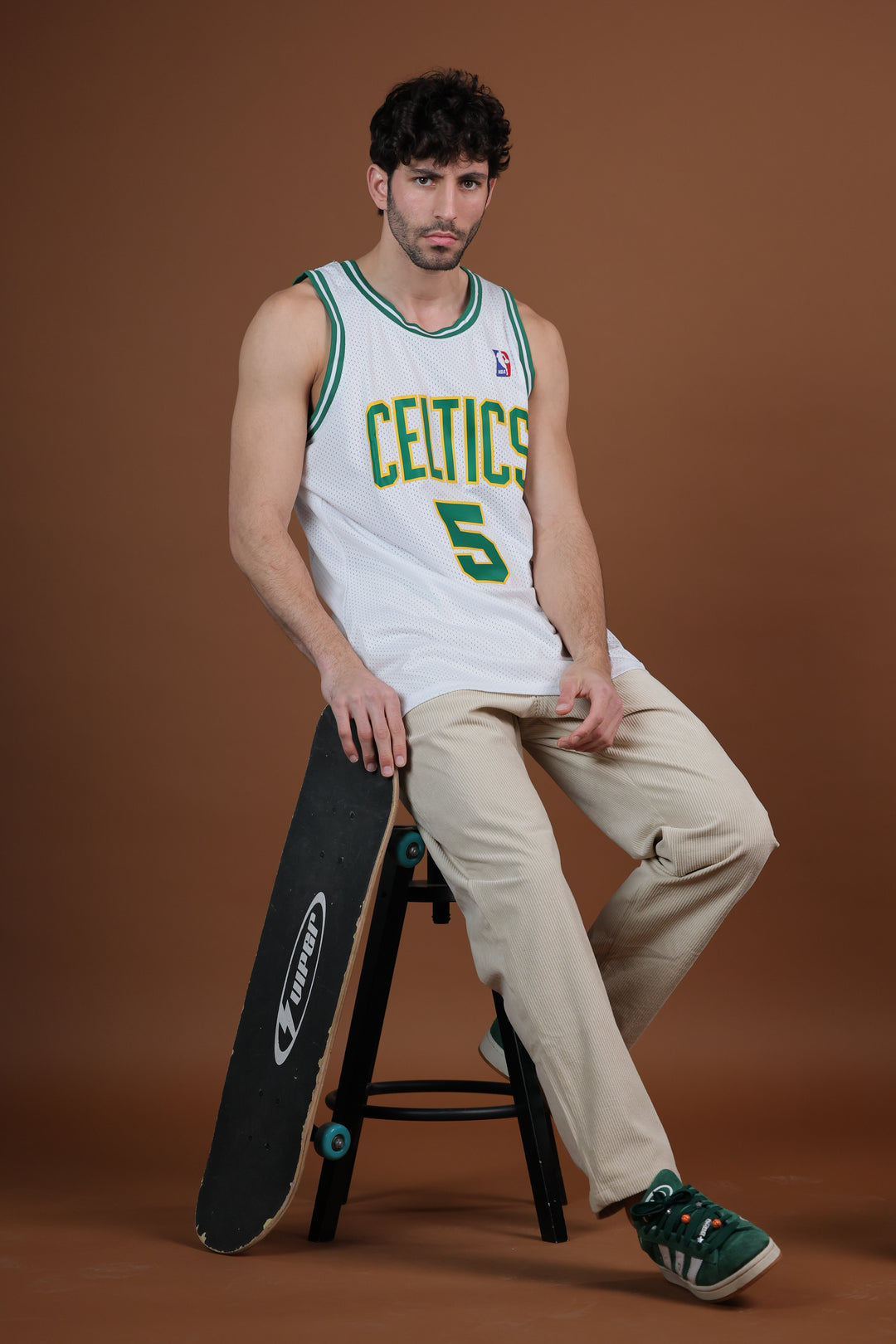 גופיית NBA קווין גארנט בוסטון סלטיקס – רטרו 1997/98 לבנה | HOOPERS