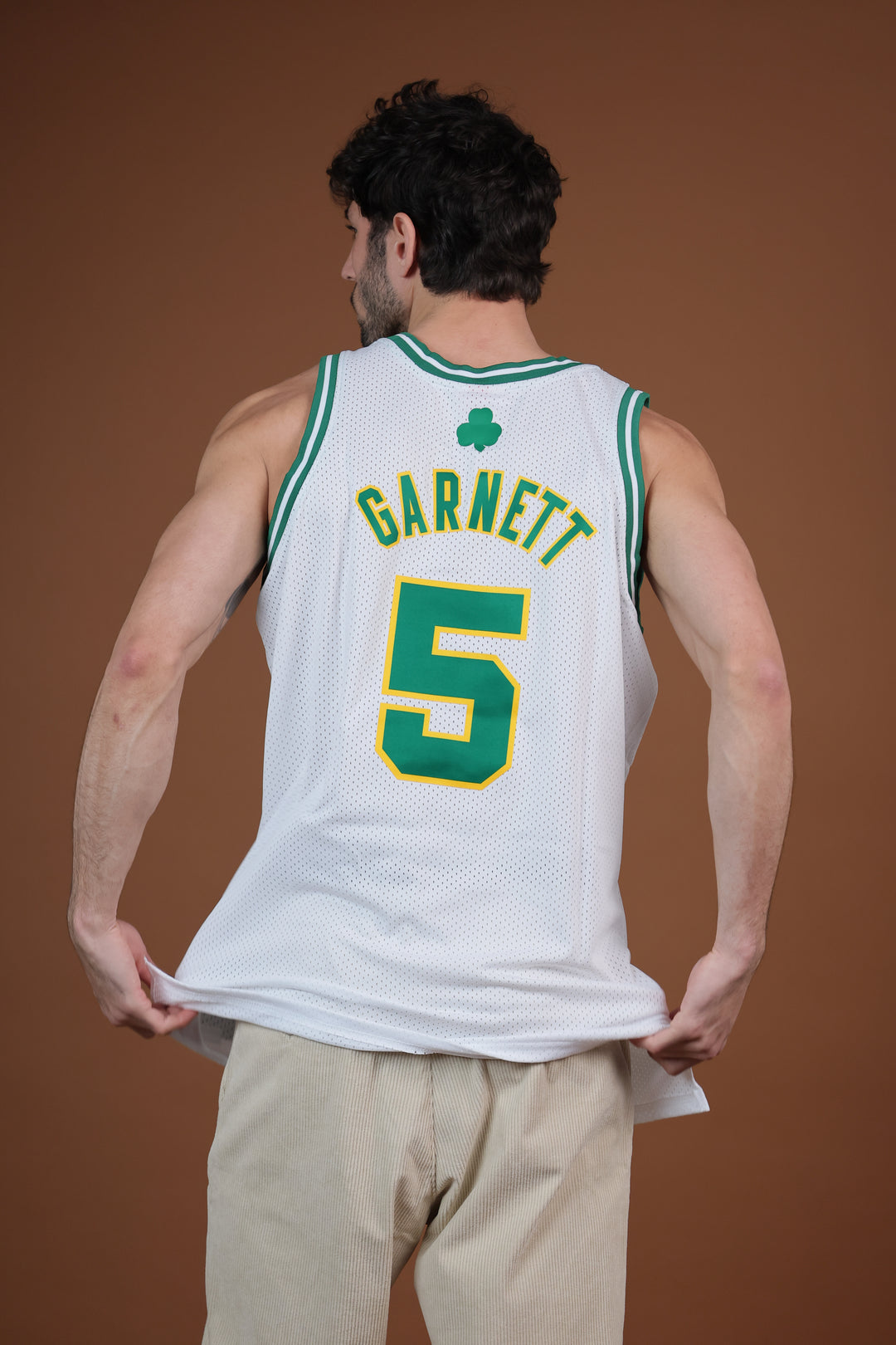 גופיית NBA קווין גארנט בוסטון סלטיקס – רטרו 1997/98 לבנה | HOOPERS