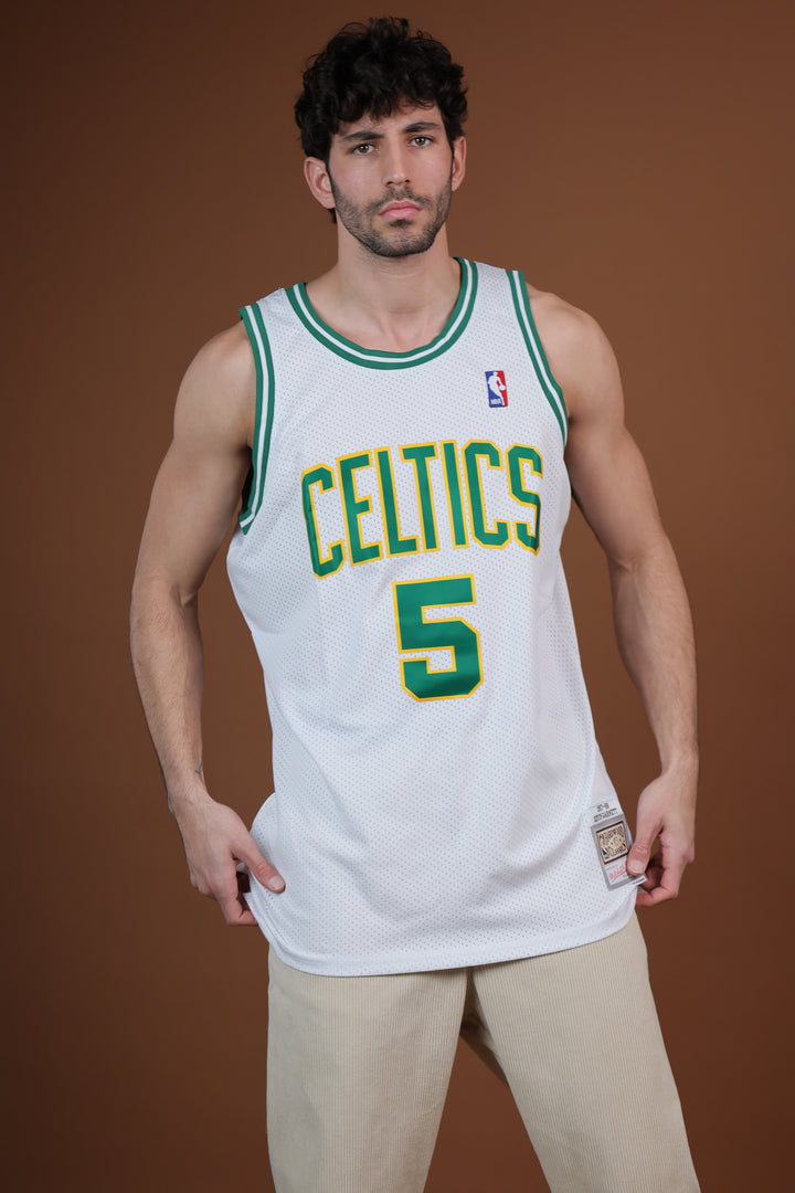 גופיית NBA קווין גארנט בוסטון סלטיקס – רטרו 1997/98 לבנה | HOOPERS
