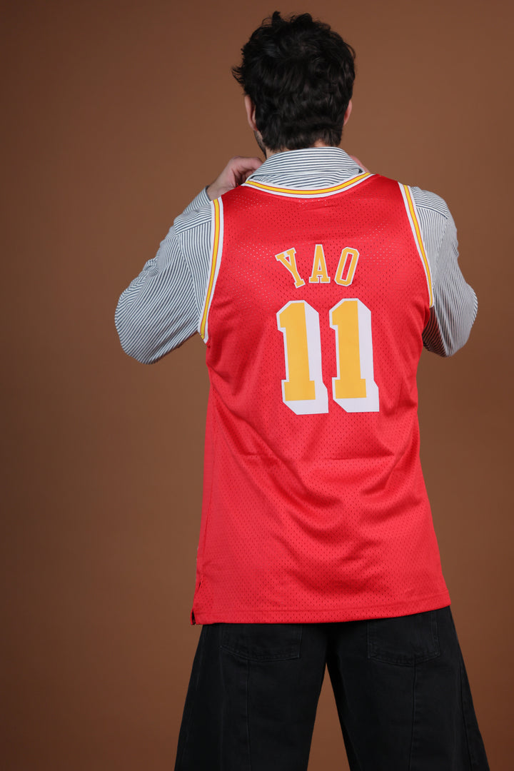 גופיית NBA יאו מינג יוסטון רוקטס – רטרו 2004/05 | HOOPERS