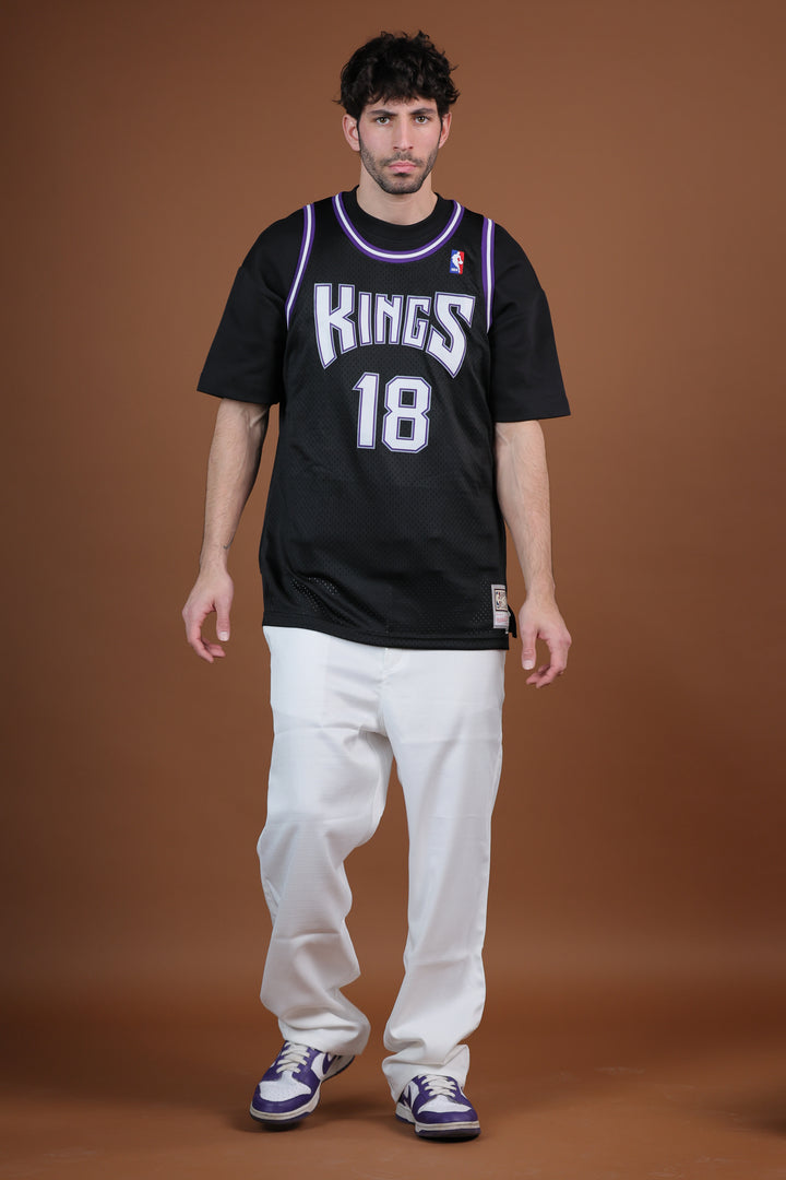 גופיית NBA עומרי כספי סקרמנטו קינגס – רטרו שחור  | HOOPERS