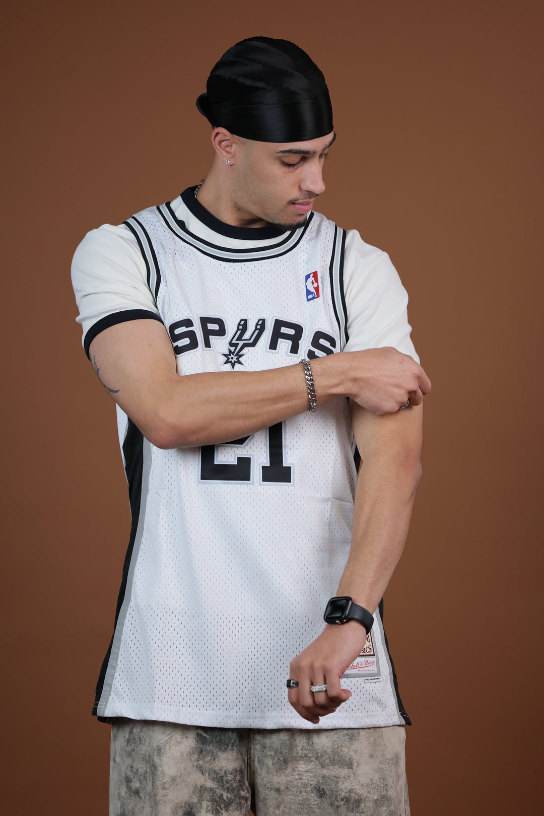 גופיית NBA טים דאנקן סן אנטוניו ספרס – רטרו 1998/99 | HOOPERS