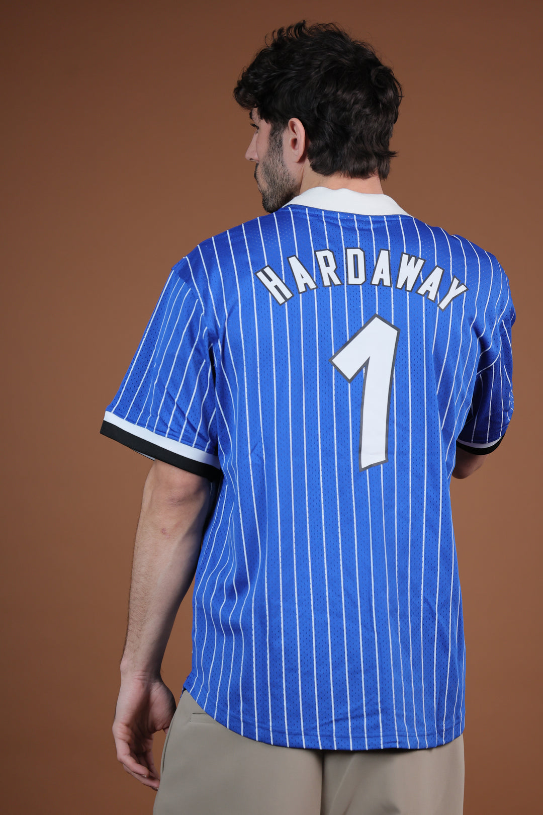 חולצת NBA פני הארדווי אורלנדו מג’יק – רטרו פסים כחול | HOOPERS