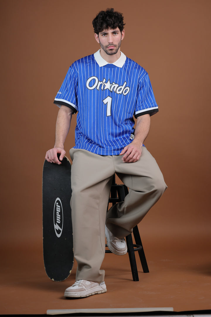 חולצת NBA פני הארדווי אורלנדו מג’יק – רטרו פסים כחול | HOOPERS