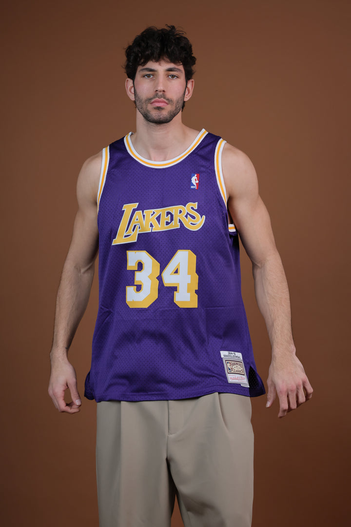 גופיית NBA שאקיל אוניל לוס אנג'לס לייקרס – רטרו 1994/95 | HOOPERS