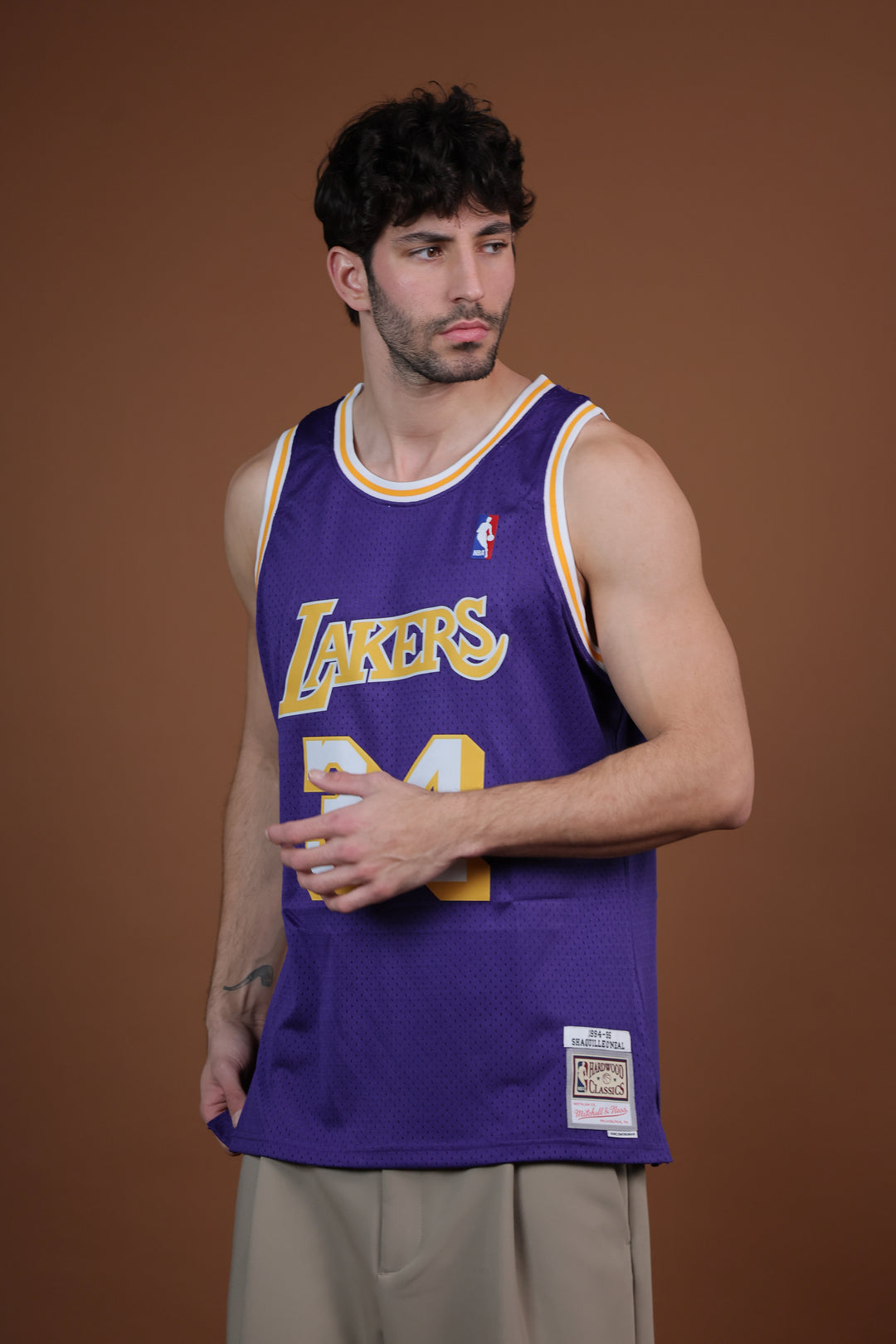 גופיית NBA שאקיל אוניל לוס אנג'לס לייקרס – רטרו 1994/95 | HOOPERS