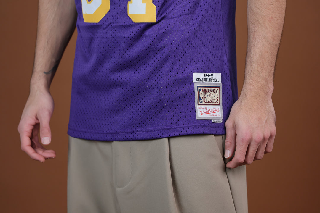 גופיית NBA שאקיל אוניל לוס אנג'לס לייקרס – רטרו 1994/95 | HOOPERS