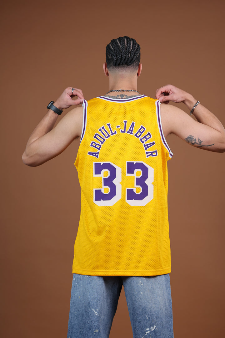 גופיית NBA קארים עבדול-ג’באר לוס אנג’לס לייקרס – רטרו 1984/85 | HOOPERS