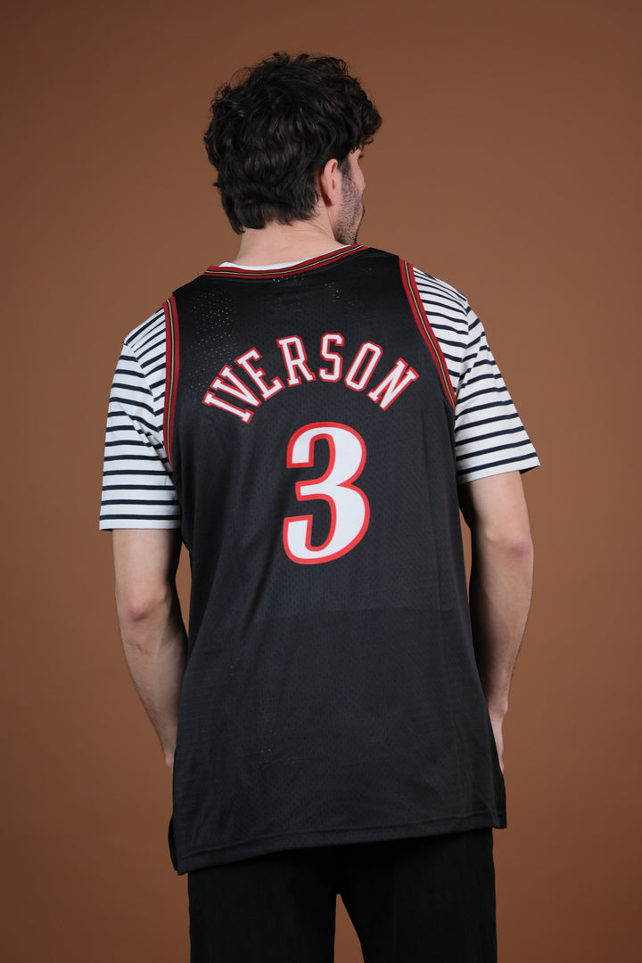 גופיית NBA אלן אייברסון פילדלפיה סיקסרס – רטרו 1997/98 | HOOPERS