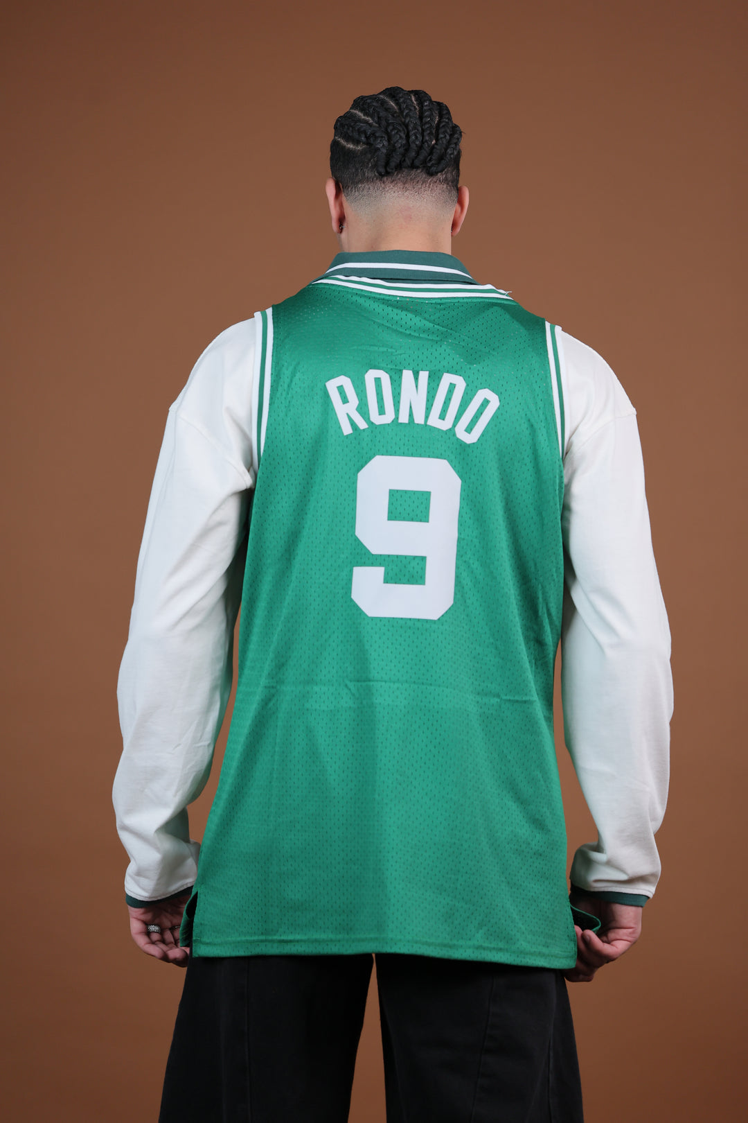 גופיית NBA ראג’ון רונדו בוסטון סלטיקס – ירוק מהדורת רטרו 2007/08 | HOOPERS