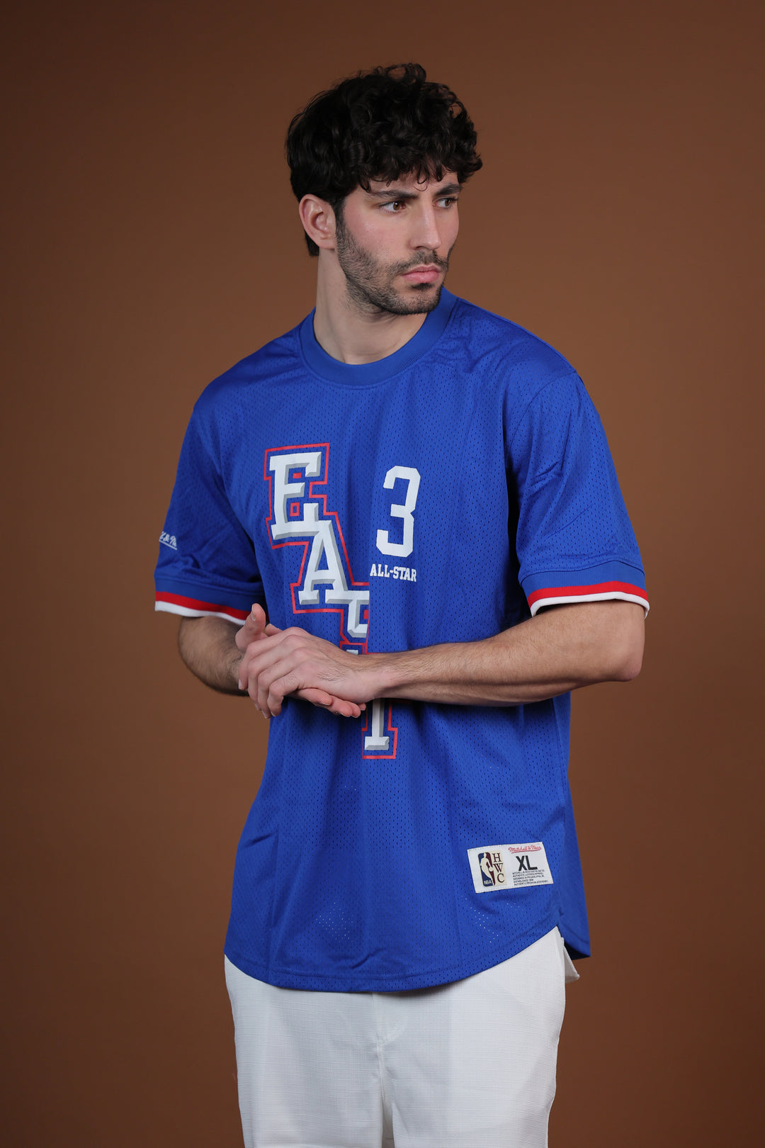 חולצת NBA אלן אייברסון פילדלפיה 76ers – כחול מהדורת רטרו 2000/01 | HOOPERS